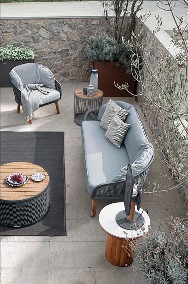 Zweisitzer Gartensofa aus Stoff Cyrano Atmosphera Fabrik ATMOSPHERA aus Italien. Foto №4