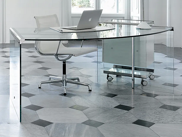 Kristall Bürotisch Präsident Senior Junior Gallotti Radice Fabrik Gallotti & Radice aus Italien. Foto №10