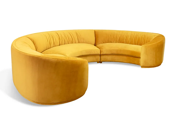 Kurviger Samtsofa Wales Rund Drei BRABBU Fabrik BRABBU aus Italien. Foto №1