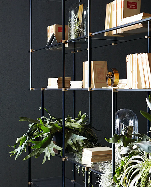 Modulares Bücherregal aus Aluminium Drizzle Gallotti&Radice Fabrik Gallotti & Radice aus Italien. Foto №4