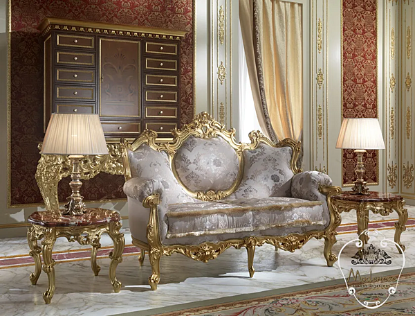 Niedriger Couchtisch aus Marmor Modenese Luxury Interiors 15608 Fabrik MODENESE GASTONE aus Italien. Foto №3