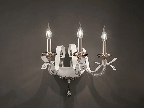 Wandlampe mit Swarovski-Kristallen Nuage A3 Euroluce Lampadari Fabrik EUROLUCE LAMPADARi aus Italien. Foto №1