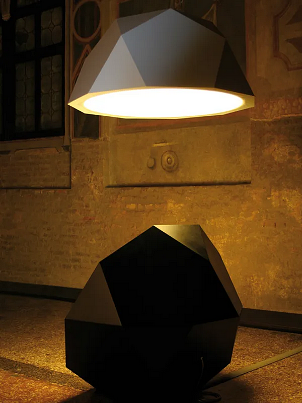 Hängelampe aus Aluminium Fabbian Crio Fabrik Fabbian aus Italien. Foto №4