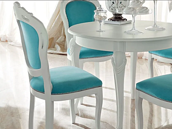 Polsterstuhl aus Stoff Modenese Luxury Interiors 13518 Fabrik MODENESE GASTONE aus Italien