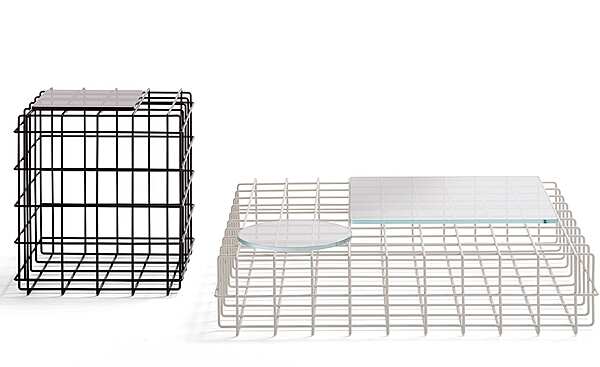 Kaffeetisch aus niedrigem Eisen Leyva Saba Fabrik SABA aus Italien. Foto №4