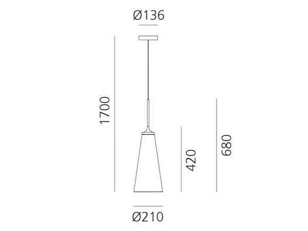 LED Pendelleuchte aus Aluminium Look at Me Artemide 1452010APP, 1453010APP, 1450010A, 1451010A Fabrik Artemide aus Italien. Foto №15