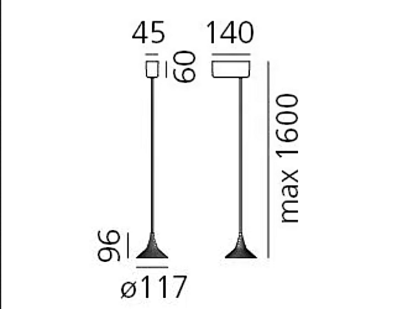 LED Pendelleuchte aus Aluminium Unterlinden Artemide 1935W10A, 1935010A Fabrik Artemide aus Italien. Foto №6