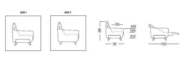 Ecksofa aus Leder mit elektrischer Recliner-Funktion Egoitaliano Gaia Fabrik Egoitaliano aus Italien. Foto №5