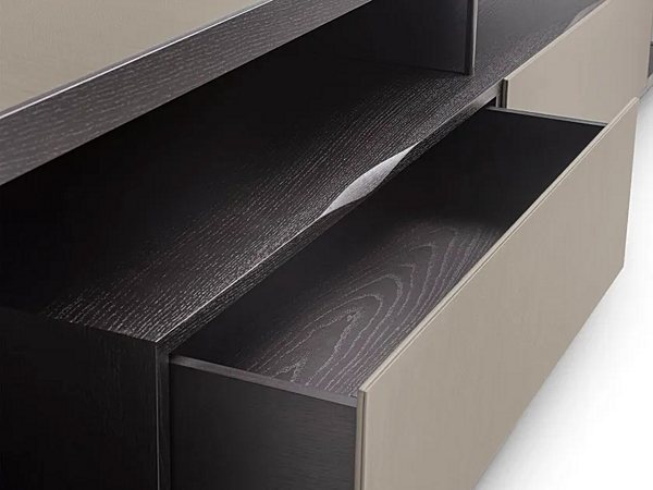 Holzsideboard mit Schubladen GIORGETTI Kukei Fabrik GIORGETTI aus Italien. Foto №5