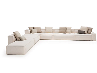 Ecksofa mit modularer Bauweise aus Stoff AMURA DAVIS 338+052+005+023+012 Ecksofa mit modularer Bauweise aus Stoff AMURA DAVIS 338+052+005+023+012 Fabrik AMURA aus Italien