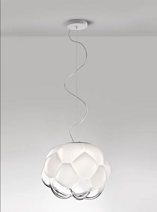 Glas Pendelleuchte Cloudy Fabbian F21 A02 71 Fabrik Fabbian aus Italien. Foto №12