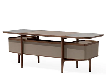 Rechteckiger Schreibtisch aus Holz Mogul GIORGETTI