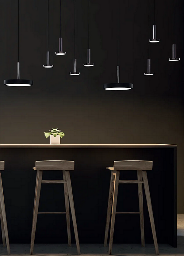 LED Pendelleuchte aus Metall Vector Euroluce Lampadari Fabrik EUROLUCE LAMPADARi aus Italien. Foto №3