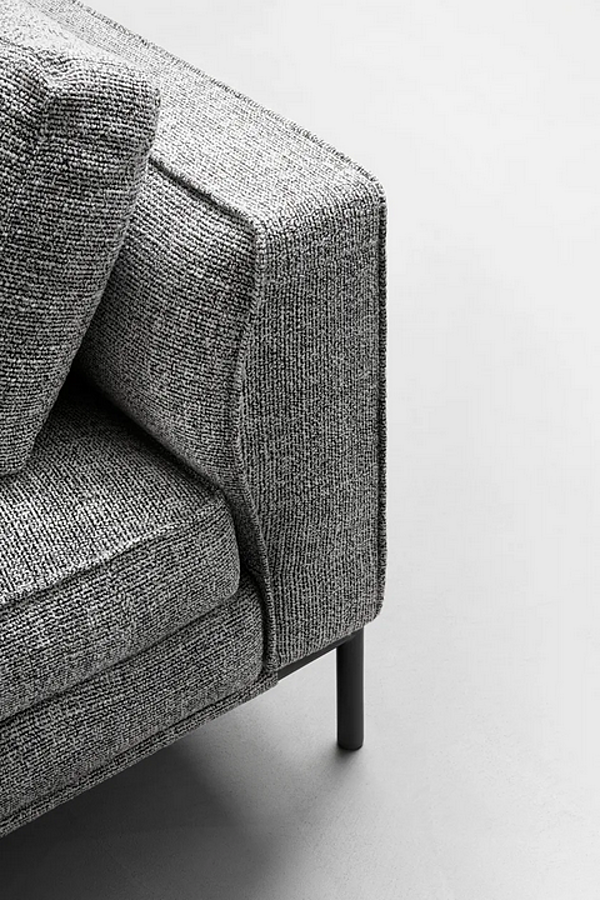 Ecksofa aus Stoff mit weicher Rückenlehne Flou Icon Fabrik Flou aus Italien. Foto №8