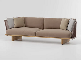 Garten-Sofa aus Stoff mit Netz KETTAL MESH