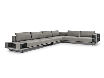 Modularer Ledersofa mit Stauraum i 4 Mariani Asso