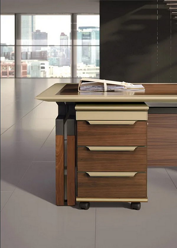 Holz Büro Schubladeneinheit mit Rollen i 4 Mariani Paso Doble Fabrik i 4 Mariani aus Italien. Foto №2