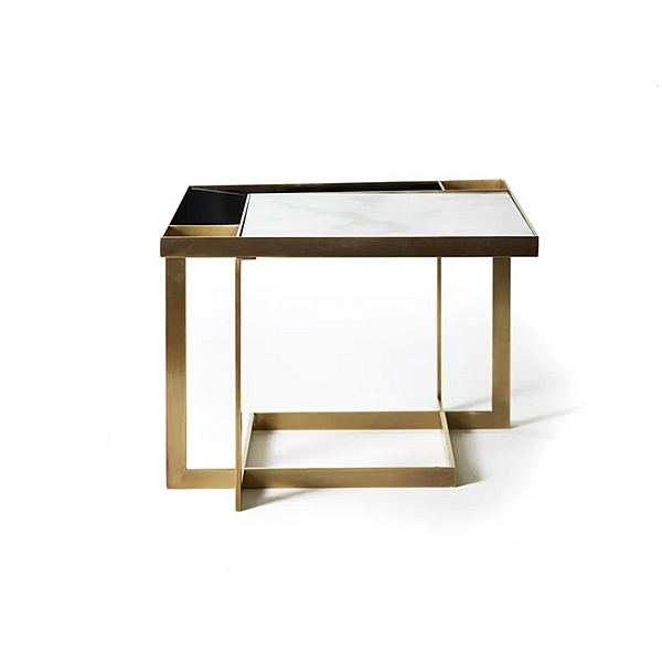 Niedriger quadratischer Couchtisch aus Holz MARIONI GARY 02860 Fabrik MARIONI aus Italien. Foto №2