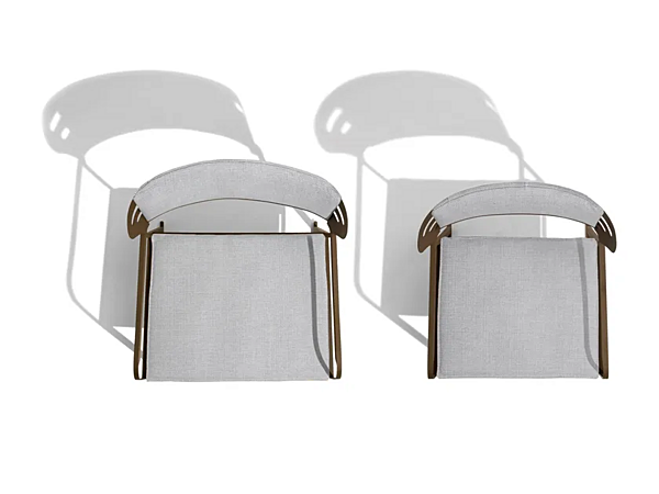Gartenstuhl mit Schlittenbasis aus Aluminium GEA GIORGETTI 87040 Fabrik GIORGETTI aus Italien. Foto №4