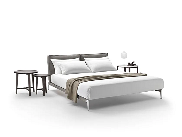 Doppelbett mit gepolstertem Kopfteil aus Stoff FLEXFORM ADDA Fabrik FLEXFORM aus Italien. Foto №2
