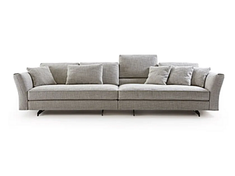 Ecksofa aus Stoff mit abnehmbarem Bezug Frigerio Davis Wave