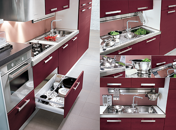 Küche HOME CUCINE Frontali finitura Rubino Fabrik HOME CUCINE aus Italien. Foto №2