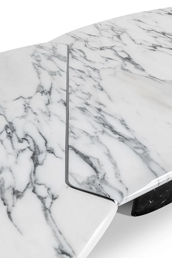 Marmortisch Esszimmer Infinitamente POLTRONA FRAU Fabrik POLTRONA FRAU aus Italien. Foto №9