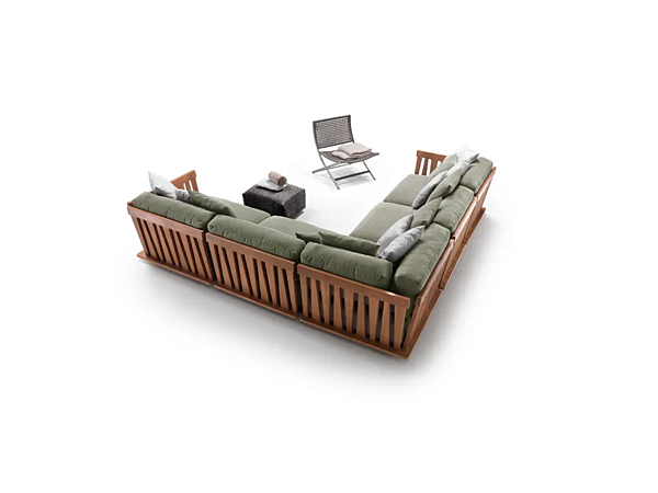 Ecksofa aus Stoff mit abnehmbarem Bezug Zante Outdoor FLEXFORM Fabrik FLEXFORM aus Italien. Foto №3