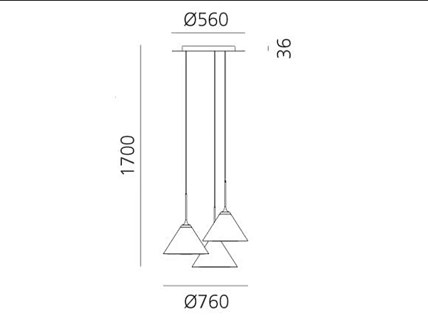 LED Pendelleuchte aus Aluminium Look at Me Artemide 1452010APP, 1453010APP, 1450010A, 1451010A Fabrik Artemide aus Italien. Foto №18