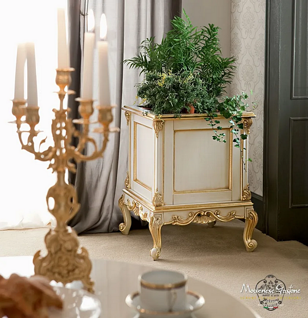 Pflanztopf aus Massivholz Modenese Luxury Interiors 12666 Fabrik MODENESE GASTONE aus Italien. Foto №2