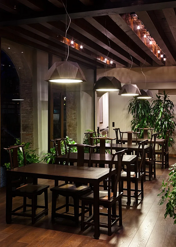 Hängelampe aus Aluminium Fabbian Crio Fabrik Fabbian aus Italien. Foto №17