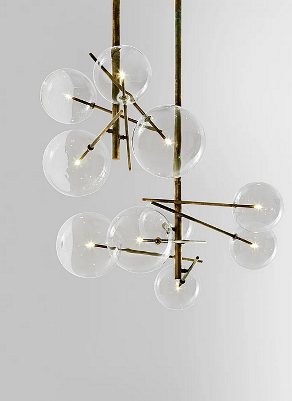 Kristallpendelleuchte dimmbar aus LED Gallotti&Radice Bolle Fabrik Gallotti & Radice aus Italien. Foto №4