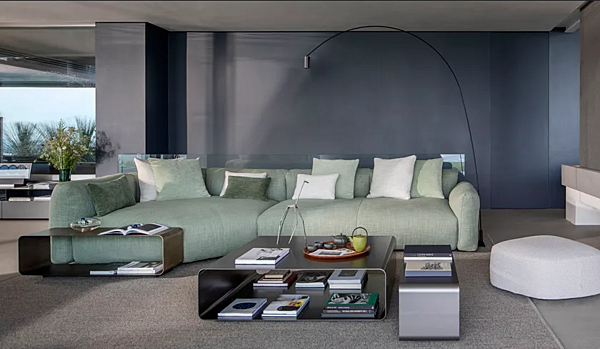 Ecksofa mit abnehmbarem Bezug Flou Fiocco Fabrik Flou aus Italien. Foto №4