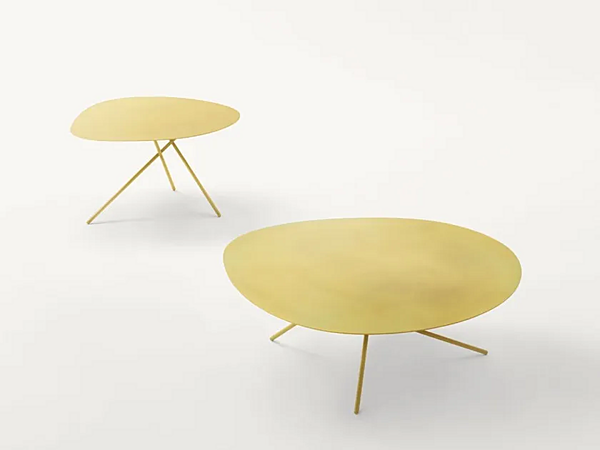 Niedriger runder Couchtisch aus Holz PAOLA LENTI LEVER B103 Fabrik PAOLA LENTI aus Italien. Foto №1