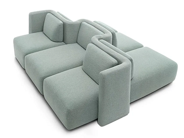 Modularer Stoffsofa Gala Saba Fabrik SABA aus Italien. Foto №11