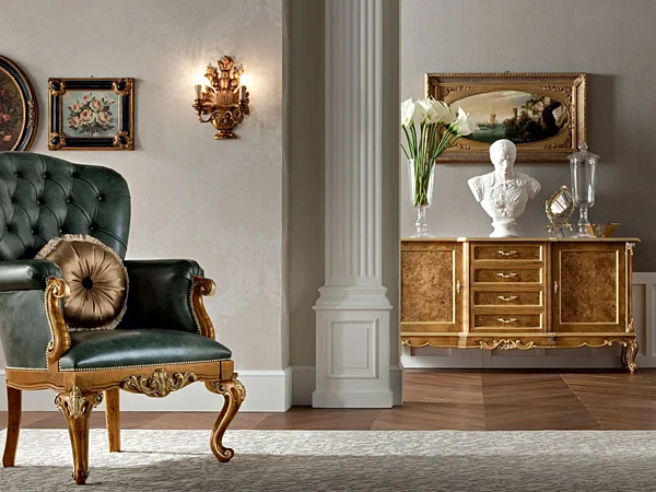 Massivholz Sideboard 12667 Modenese Luxury Interiors Fabrik MODENESE GASTONE aus Italien. Foto №2