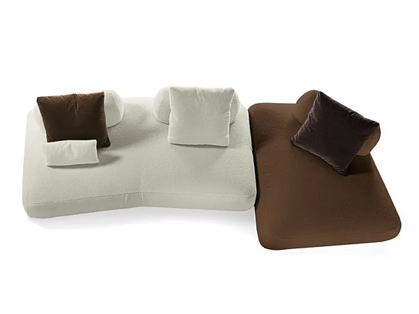 Modularer Stoffsofa mit Chaiselongue Noa INNOVA Imbottiti Fabrik Innova Imbottiti aus Italien. Foto №1