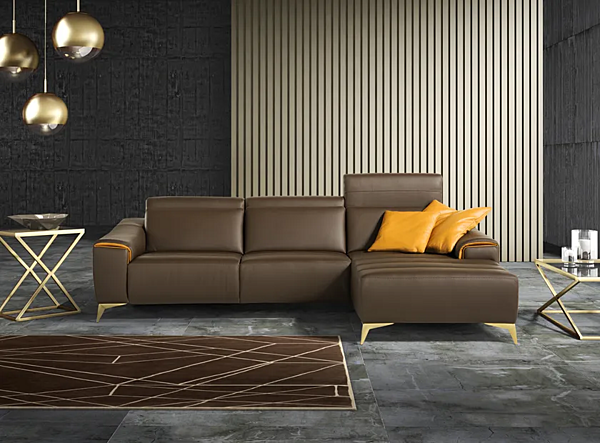 Ecksofa mit Chaiselongue aus Stoff Egoitaliano Suzette Fabrik Egoitaliano aus Italien. Foto №2