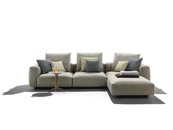 Ecksofa aus Stoff mit Chaiselongue Grandemare FLEXFORM Gartenmöbel Fabrik FLEXFORM aus Italien. Foto №1