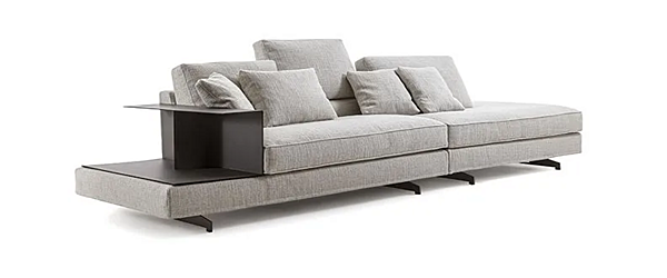 Ecksofa mit abnehmbarem Bezug aus Stoff Frigerio Davis Case Fabrik Frigerio aus Italien. Foto №4