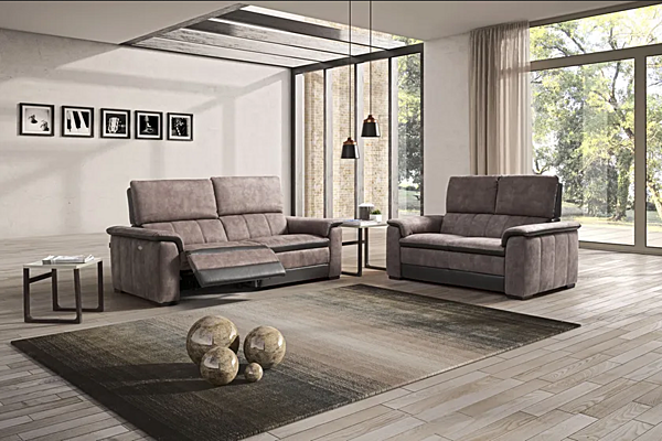 Entspannendes Sofa aus Stoff mit weicher Rückenlehne Egoitaliano Capucine Fabrik Egoitaliano aus Italien. Foto №6