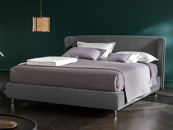 Doppelbett mit gepolsterter Rückwand aus Stoff Altrenotti Margarita Fabrik Altrenotti aus Italien. Foto №1