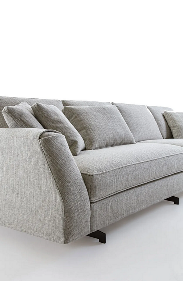 Ecksofa aus Stoff mit abnehmbarem Bezug Frigerio Davis Class Fabrik Frigerio aus Italien. Foto №6