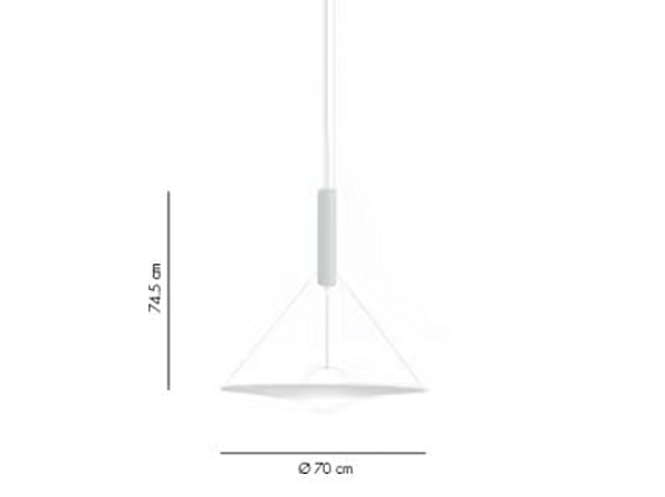 LED Pendelleuchte aus Metall mit verstellbarem Design AXOLIGHT Manto Fabrik Axolight aus Italien. Foto №13