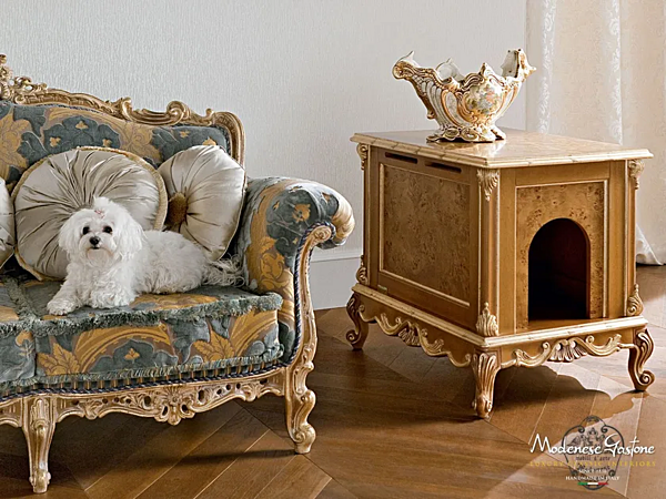 Hundehaus aus massivem Holz Modenese Luxury Interiors 12675 Fabrik MODENESE GASTONE aus Italien. Foto №2