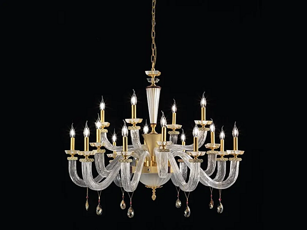 Kristalllüster mit Swarovski-Kristallen Museum L8 4 4 Euroluce Lampadari Fabrik EUROLUCE LAMPADARi aus Italien. Foto №1