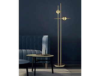 LED Stehlampe aus Pyrex mit Mikado-Design Euroluce Lampadari