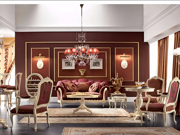 Stapeltisch aus rechteckigem Holz Modenese Luxury Interiors 13632 Fabrik MODENESE GASTONE aus Italien. Foto №3