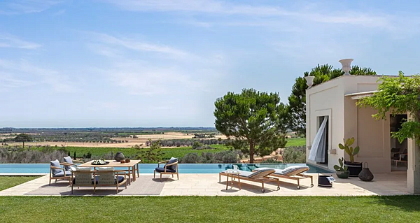 Teak Gartenarmstuhl mit Armlehnen POLTRONA FRAU The Secret Garden Fabrik POLTRONA FRAU aus Italien. Foto №6