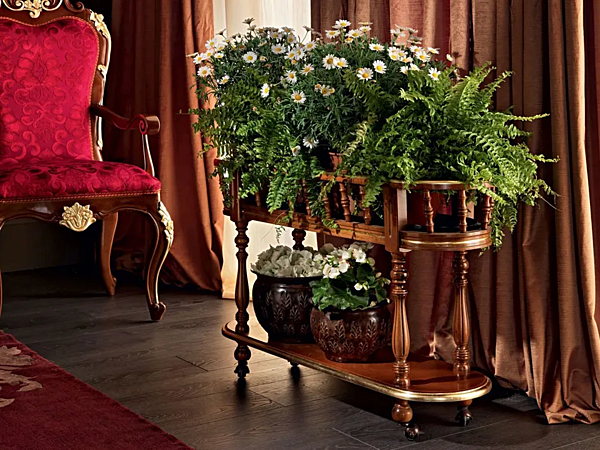 Pflanzentopf aus massivem Holz Modenese Luxury Interiors 11639 Fabrik MODENESE GASTONE aus Italien. Foto №1